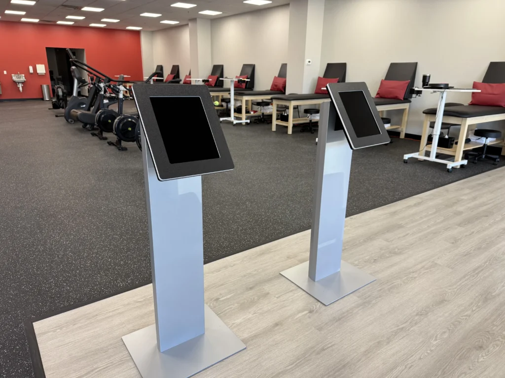 inside the newly relocated Achieve PT clinic in Sudbury