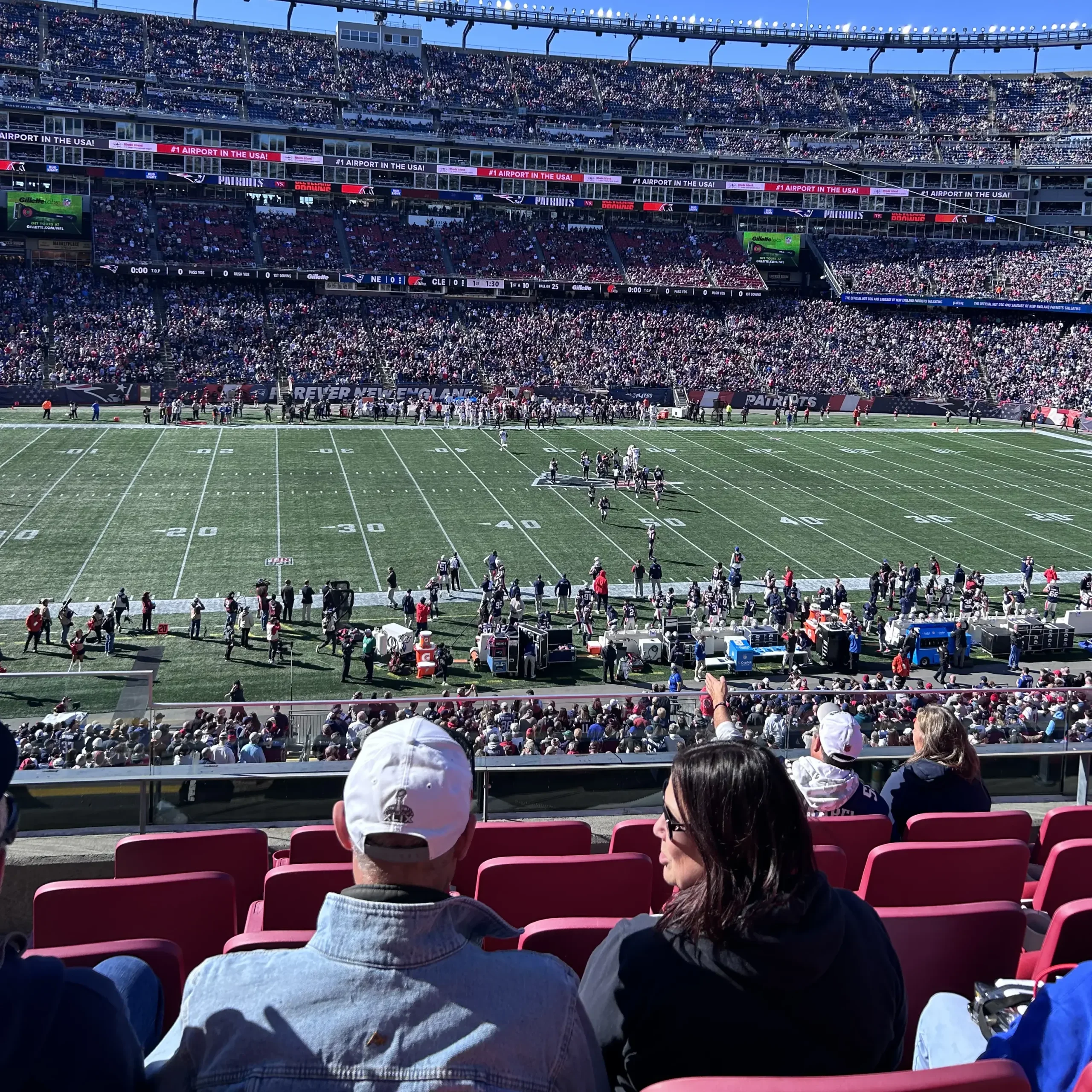 OPs Team Patriots Game Outing